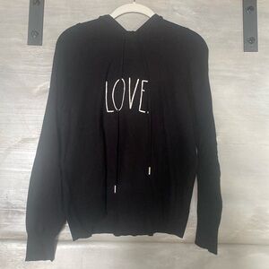 Rae Dunn LOVE Hoodie Sweater.